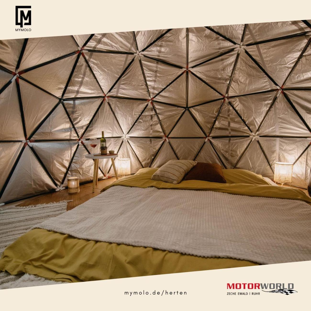 Glamping In Der Zeche Ewald Herten Хертен Экстерьер фото